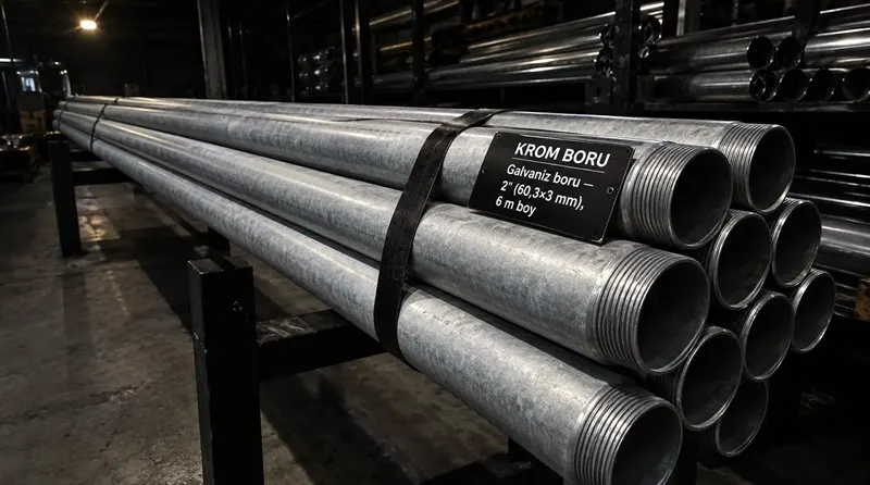 Galvaniz boru fiyatları ürün görseli