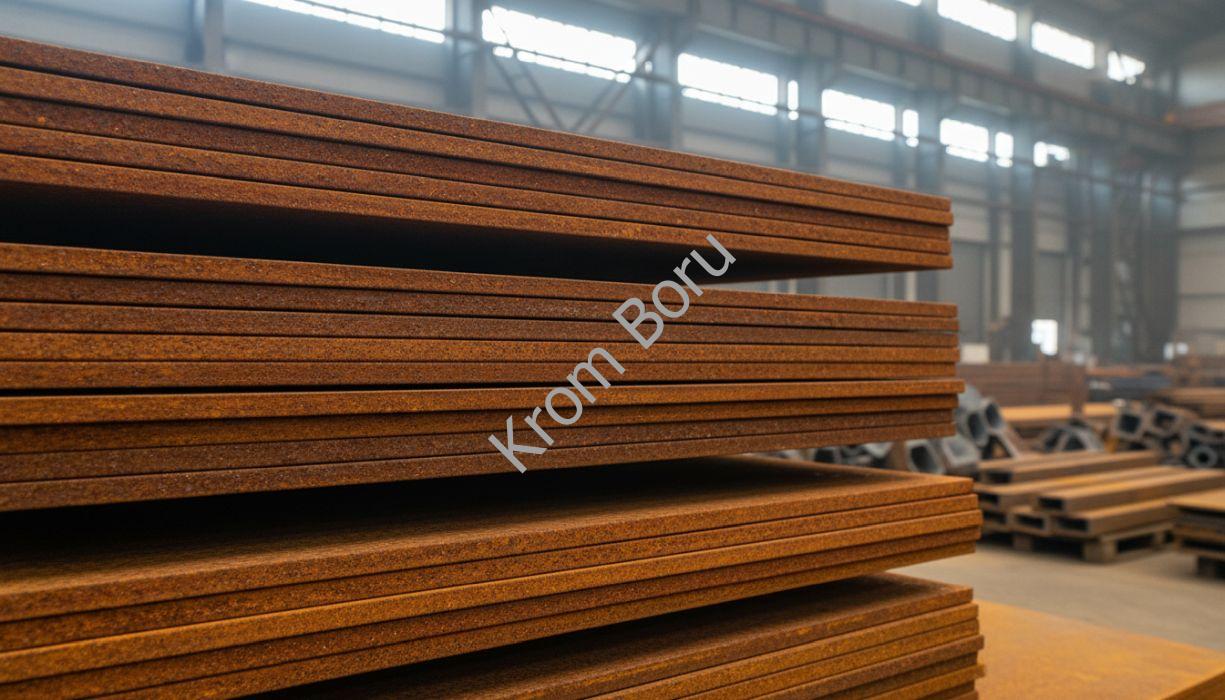 Paslı Görünümlü Turuncu Sac - Corten Sac